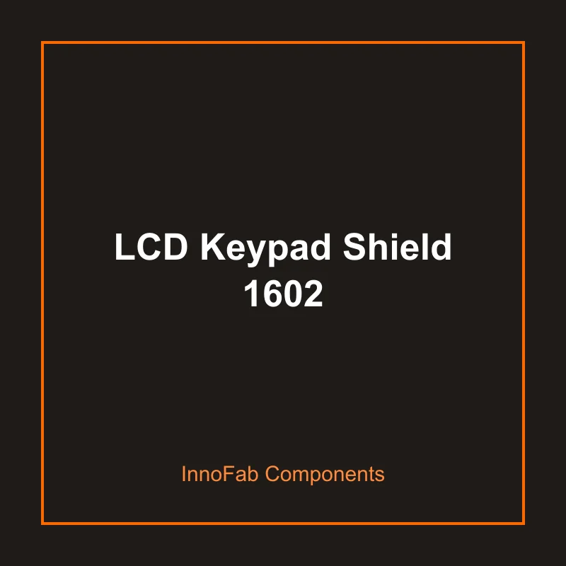 LCD Keypad Shield 1602 - LEDs & Displays by InnoFab