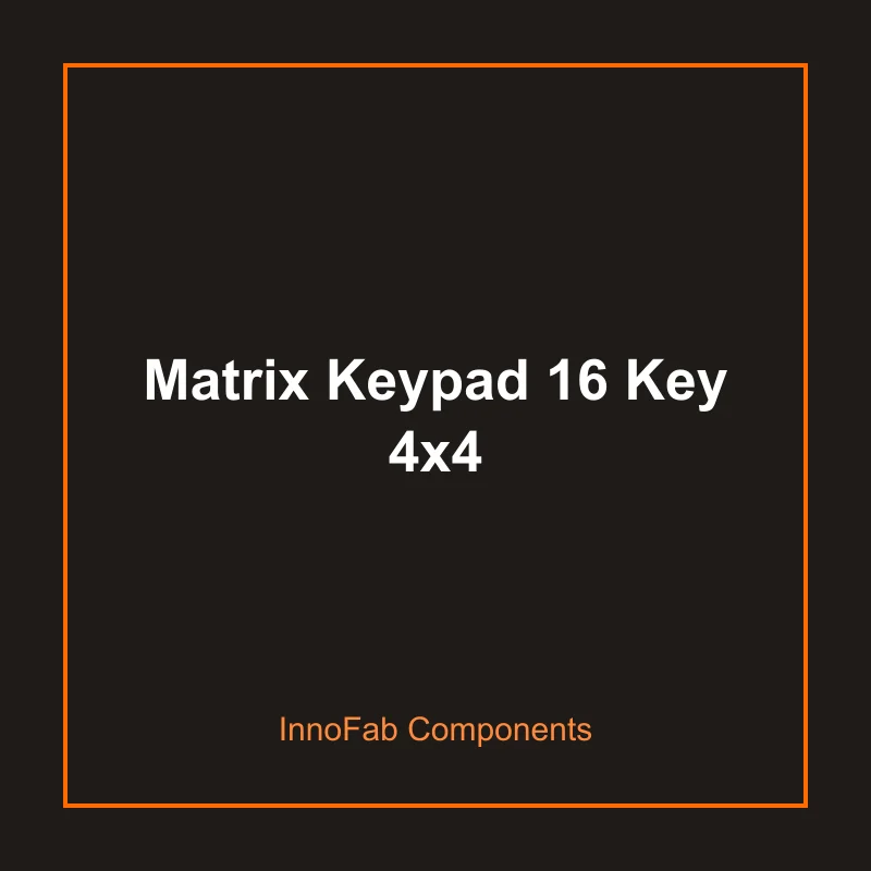Matrix Keypad 16 Key 4x4 - Switches & Keypads by InnoFab