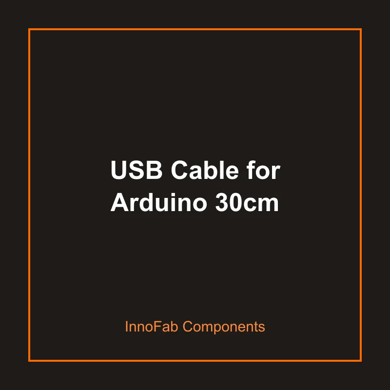 USB Cable for Arduino 30cm - Wires & Connectors by InnoFab