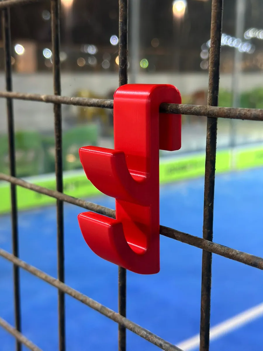 Padel Fence Hook - 3D Printed Sports Accessories by InnoFab
