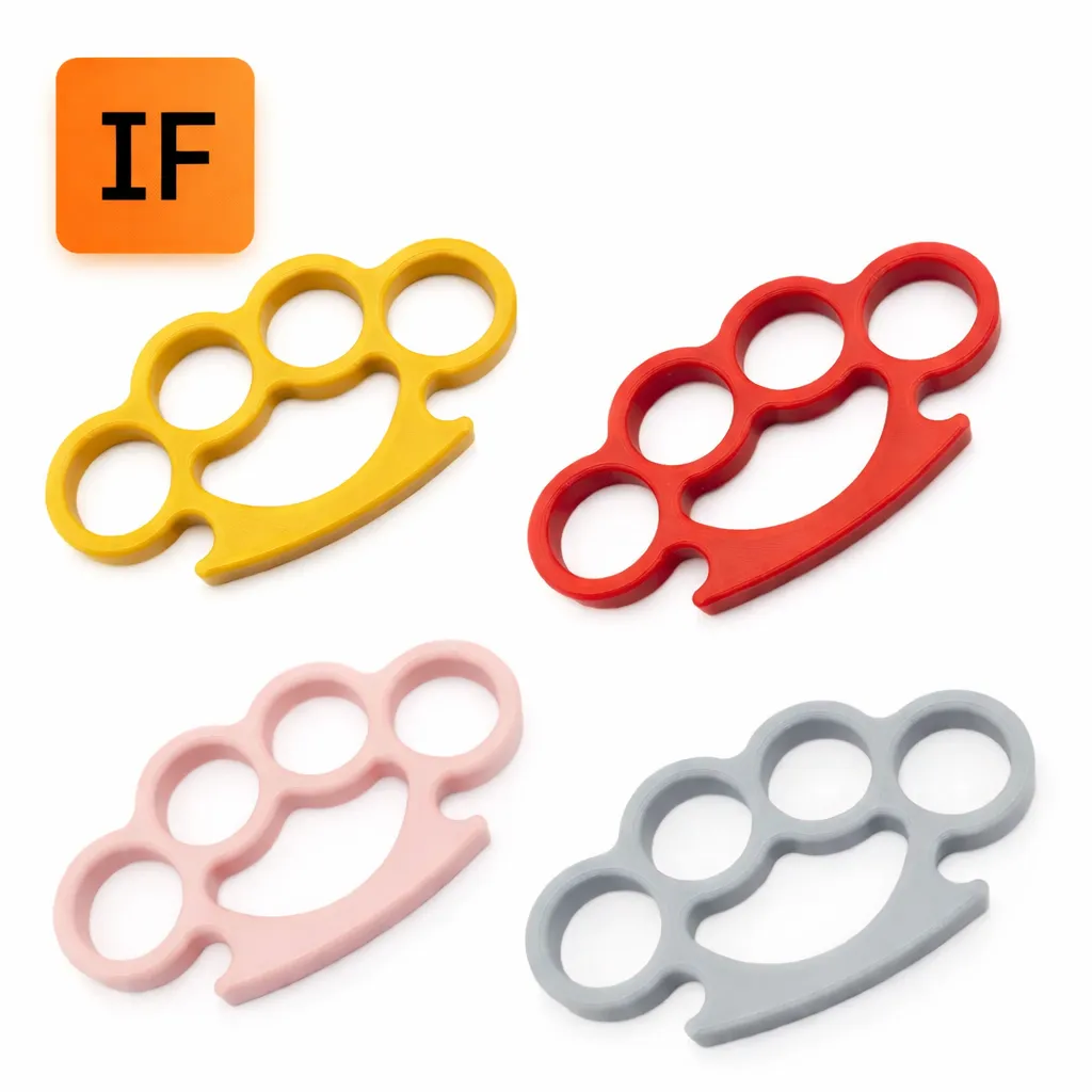 Brass Knuckles - 3D Printed 3D Figures by InnoFab