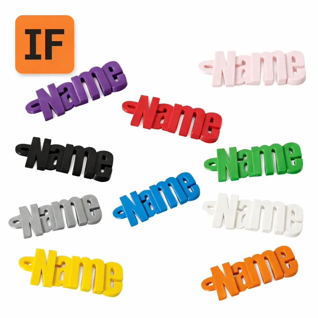 Custom 3D Name Keychain - 3D Printed keychain by InnoFab