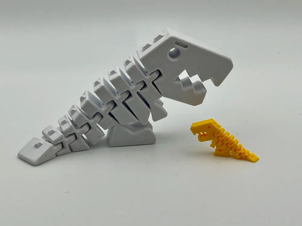 Parametric Flexi Rex - 3D Printed 3D Figures by InnoFab