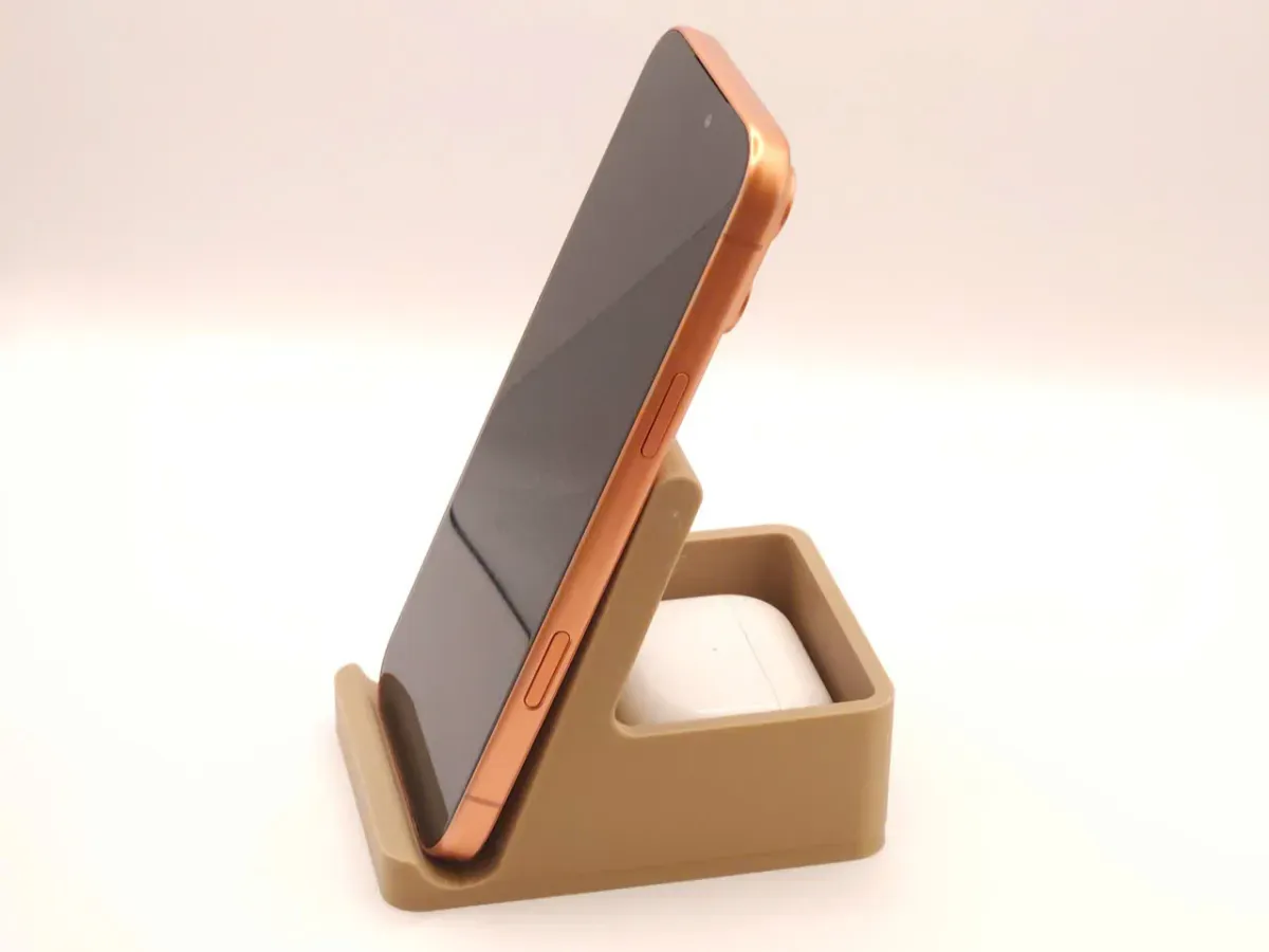Phone Stand with Case - 3D Printed Desk Organizer by InnoFab