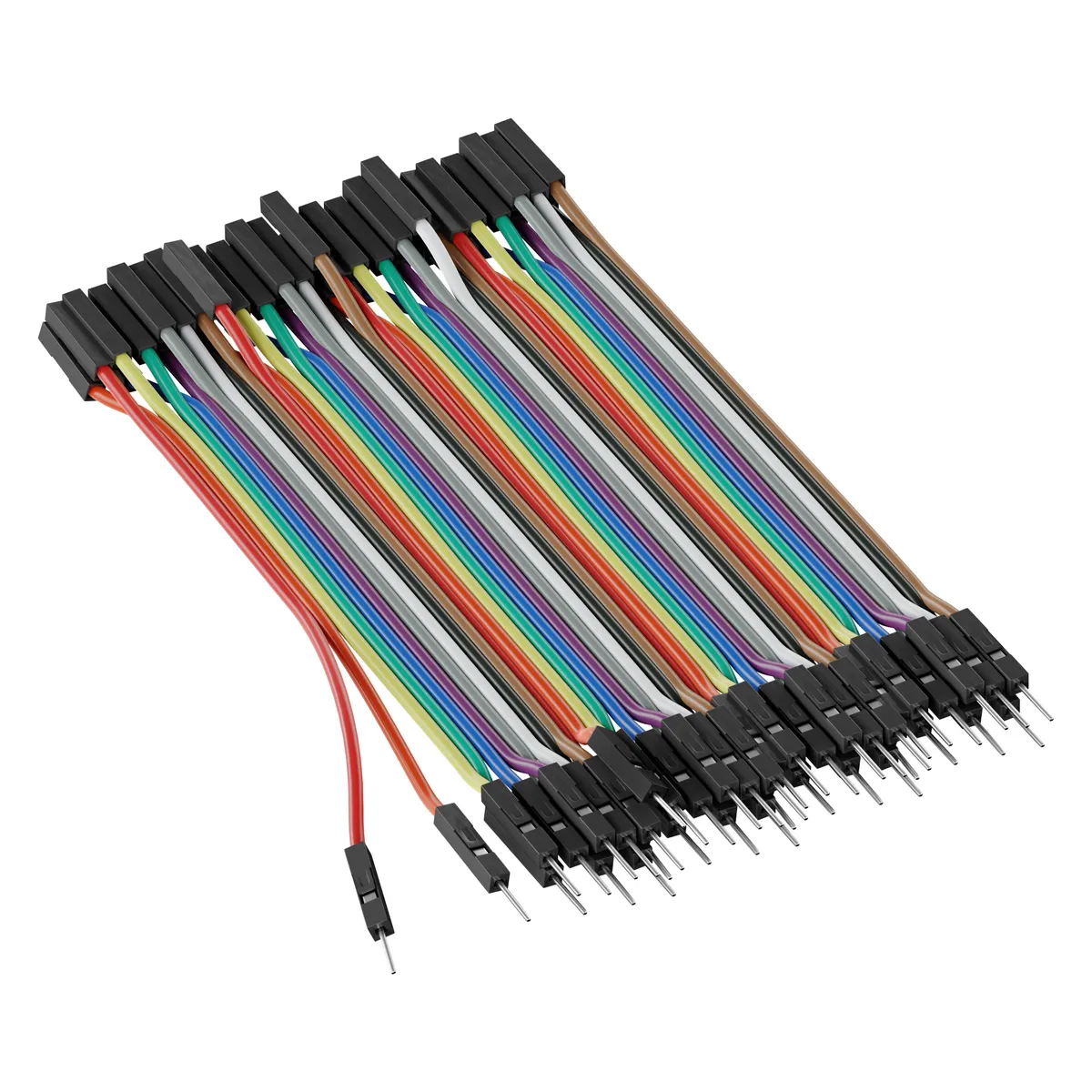 Jumper Wire Female to Male 10cm - Wires & Connectors by InnoFab