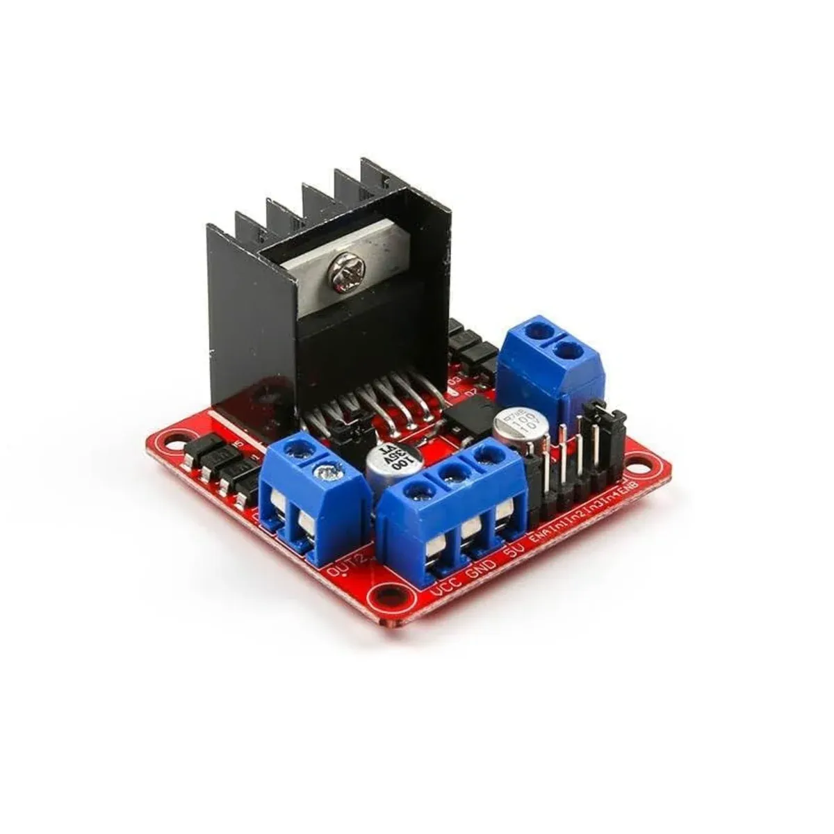 L298N Motor Driver Module - Motors & Robotics by InnoFab