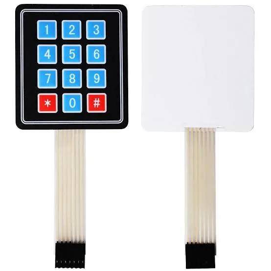 Matrix Keypad 12 Key 3x4 - Switches & Keypads by InnoFab