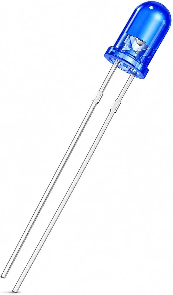 Round Transparent LED 3mm - Blue